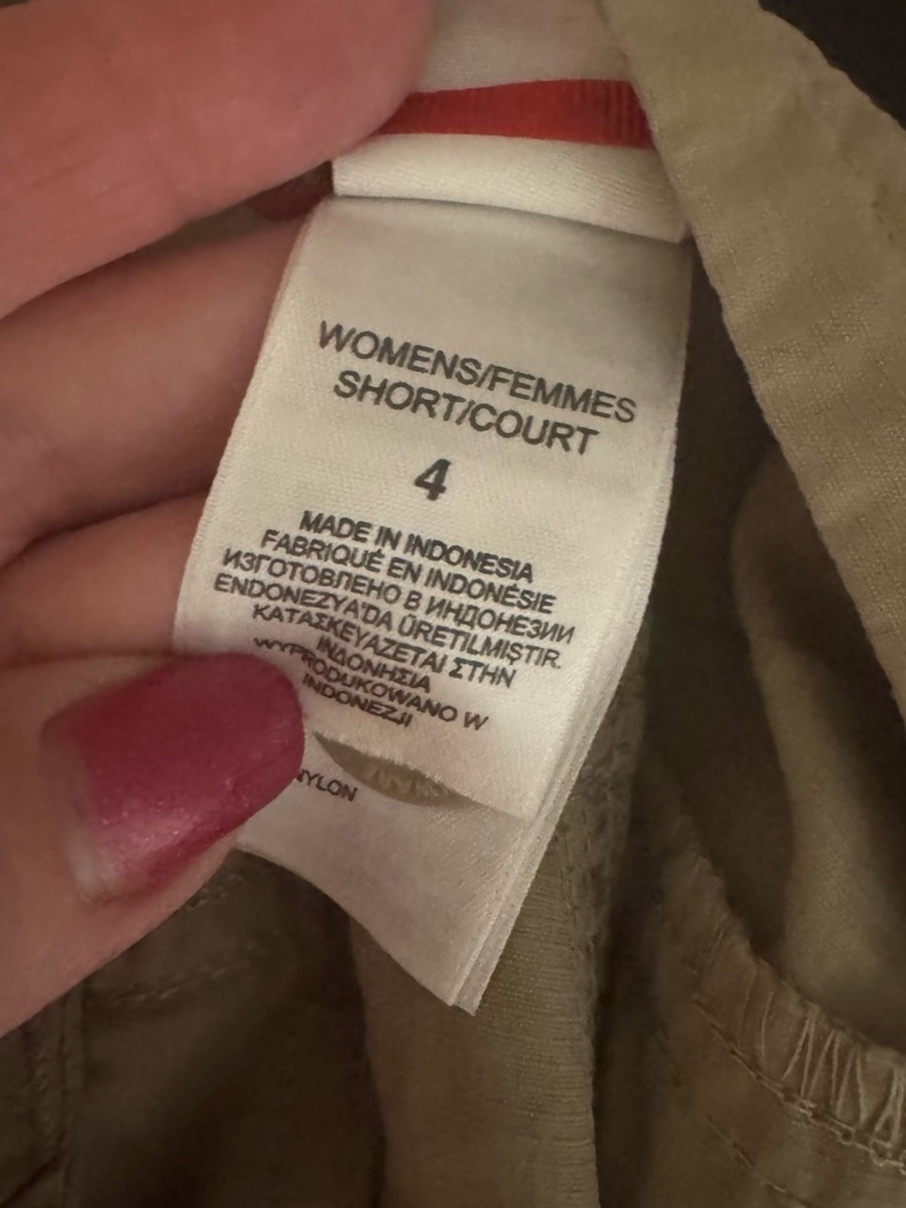 The North Face Tan Women's Cargo Pants SIZE: 4 Short #14 - Picture 9 of 10